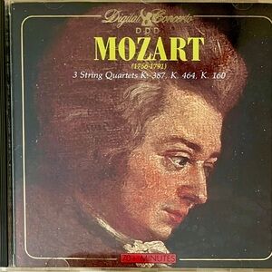 Mozart String Quartets Art Print - Brown